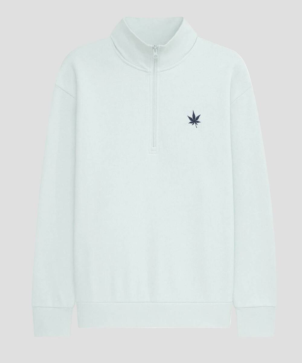 NEW BOAST men's fleece quarter zip sweatshirt in country air